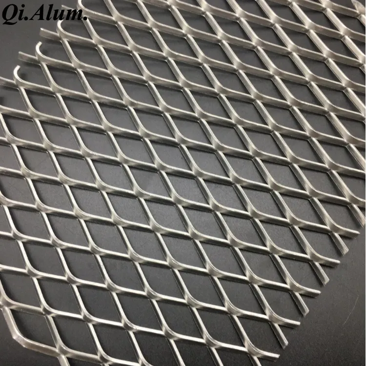 Façades extérieures en métal expansé décoratif en aluminium pour bâtiments — Foshan Qi Aluminum Decorative Materials Co. Ltd