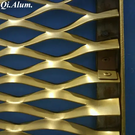 Panneaux en métal expansé en aluminium décoratif en vente chaude
