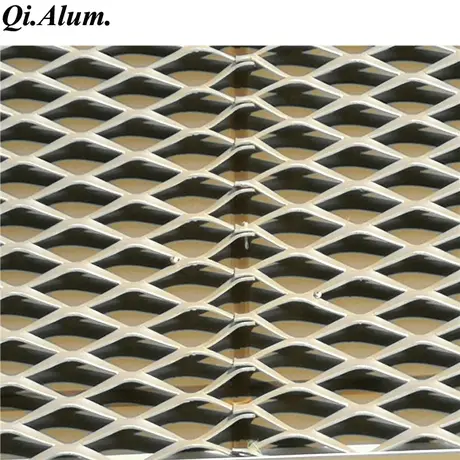 Panneaux en treillis métallique perforé à différentes formes de trous, décoration architecturale chinoise