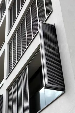Volet de ventilation extérieur en sécurité métallique en alliage d'aluminium personnalisé — vue 4