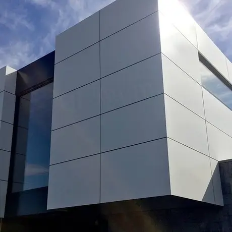 Fabricant de panneaux de mur-rideau — panneaux composites décoratifs en aluminium nid d'abeille, vue 2