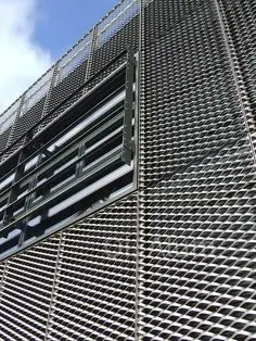 Mésh métallique en aluminium expansé résistant revêtu de poudre, mésh perforé pour grille de haut-parleur vue 3