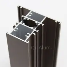 Profils d'encadrement de fenêtres en aluminium anodisé mat, profils d'porte en aluminium sur mesure, vue 3