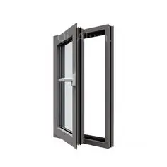 Profils d'encadrement de fenêtres en aluminium anodisé mat, profils d'porte en aluminium sur mesure, vue 5