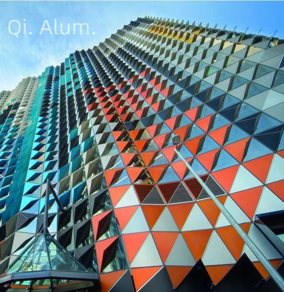 Panneaux composites en aluminium PVDF 4 mm pour revêtement extérieur — Foshan Qi Aluminum Decorative Materials Co. Ltd