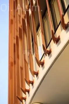 panneaux architecturaux en aluminium modernes pour façades, revêtements métalliques muraux pour résidences vue 4