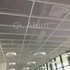Plaque en aluminium diamantée en métal expansé fil de maille grillagé plafond en fil de maille expansé galvanisé vue 5