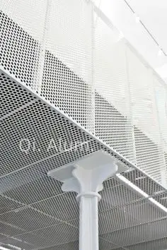 Plaque en aluminium diamantée en métal expansé fil de maille grillagé plafond en fil de maille expansé galvanisé vue 6