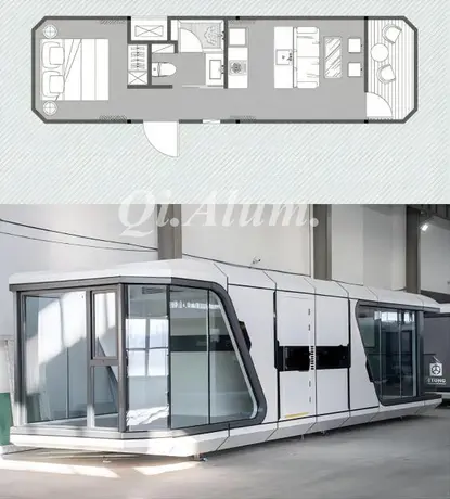 Nouvelle innovation Maison capsule Hôtel Chambre capsule Espace capsule