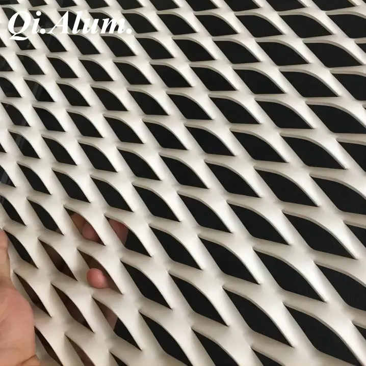 Métal expansé en aluminium, grillage métallique en fils d'aluminium — Foshan Qi Aluminum Decorative Materials Co. Ltd