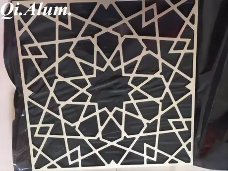 Panneaux de façade alu perforée, découpe laser, panneau de façade alu perforé décoratif