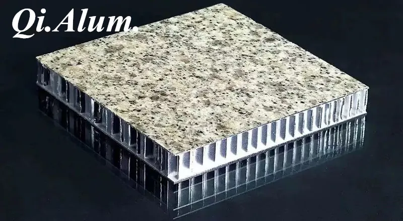 Panneaux sandwich en nid d'abeille en aluminium composite avec effet pierre ou marbre – Foshan Qi Aluminum Decorative Materials Co. Ltd