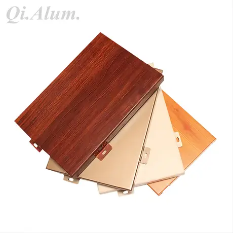 Matériaux de façade extérieure en aluminium pour décorations murales