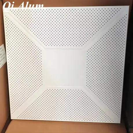 Plafond faux en aluminium, plafond suspendu en aluminium pour décoration