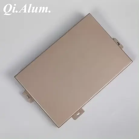 Panneaux pleins en aluminium pour revêtement façade plat