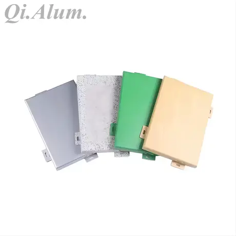 Structures décoratives en aluminium pour revêtement extérieur de bâtiment