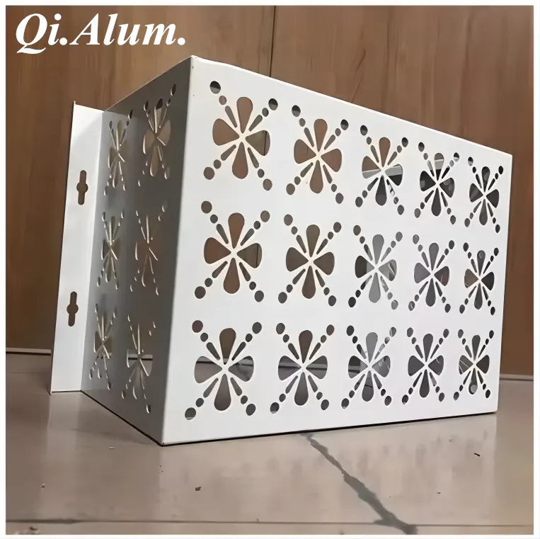 Caractéristiques des couvercles d'air conditionné en aluminium — Foshan Qi Aluminum Decorative Materials Co. Ltd