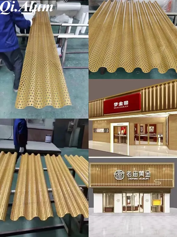 Mettez en valeur la beauté de la Grande Muraille avec des panneaux d'aluminium ondulés — Foshan Qi Aluminum Decorative Materials Co. Ltd