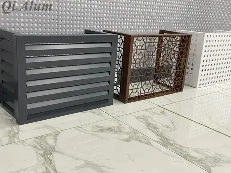 Coffres pour climatiseur en aluminium, protection durable et élégante