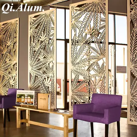 Usine de panneaux de clôture murale en aluminium perforé décoratif, fabriqués en Chine
