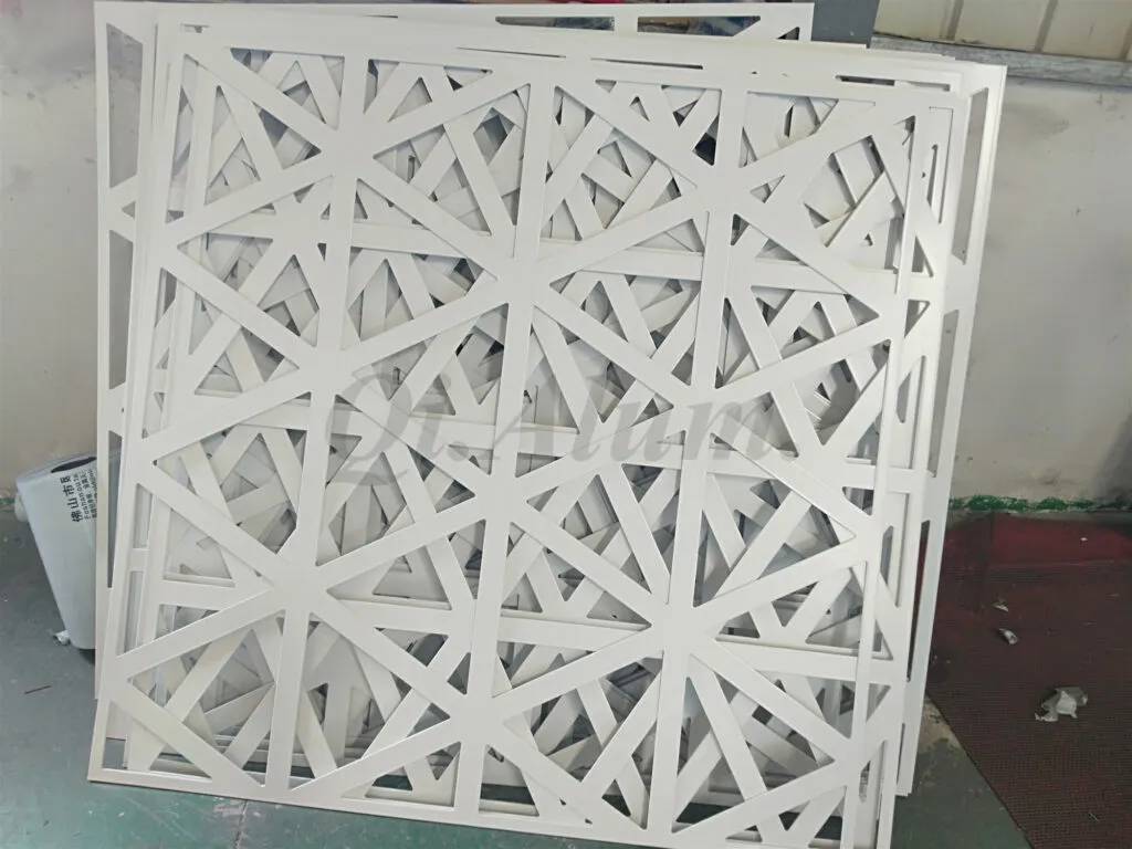 Feuille de mashrabiya en aluminium, fabricant de mashrabiya