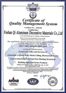 Certificat Qi Aluminum