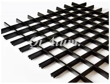 Plaques de plafond alu, grille de plafond alu, plafond en alliage d'aluminium